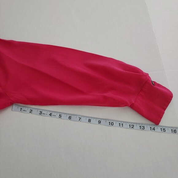 Laurel By Escada 100% Silk Long Sleeve Button Down Blouse - Picture 2 of 11